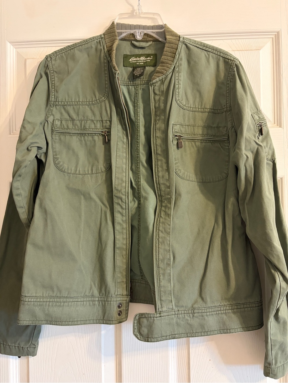 Eddie Bauer Olive Green Utility Jacket